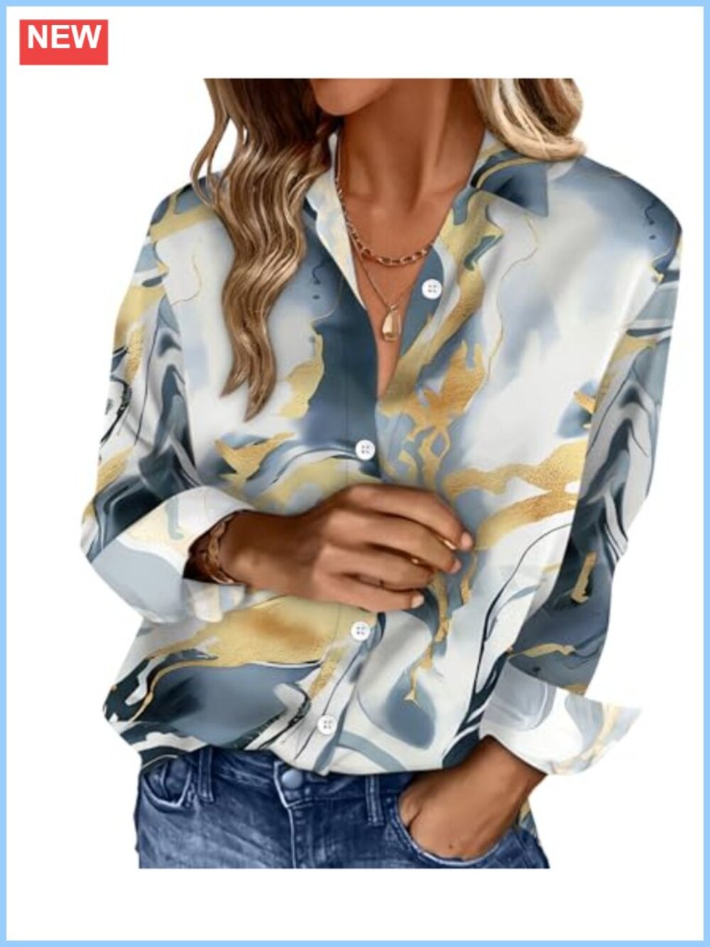 Womens Silk Satin Button Down Shirt Long Sleeve Blouse Business Casual